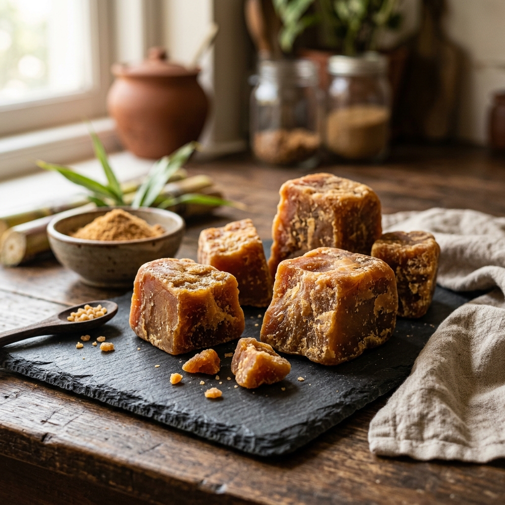 Chemical-Free Jaggery Block